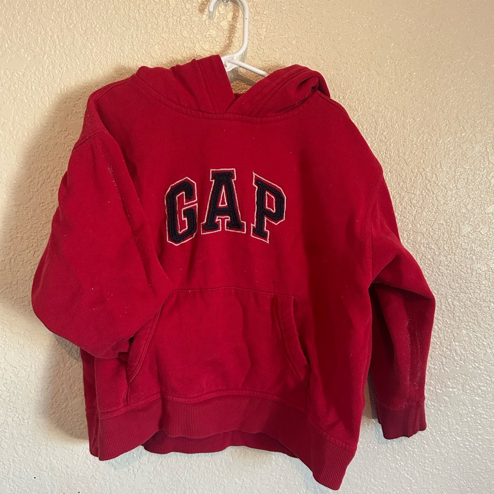 GAP Red Sweatshirt Hoodie Classic Pullover